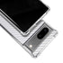 White Carbon Fiber Specialty Texture Material Google Pixel 7a Clear Case